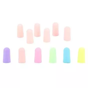 60 пар мягких берушей для сна ПУ шумоподавляющая пена с эффектом памяти медленное восстановление звука блокирует ухо Mixed Color