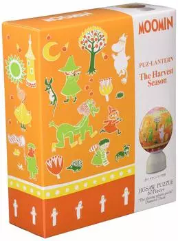 60 Piece Glowing Sphere Puzzle Puzzle Lantern Moomin In the Harvest Season