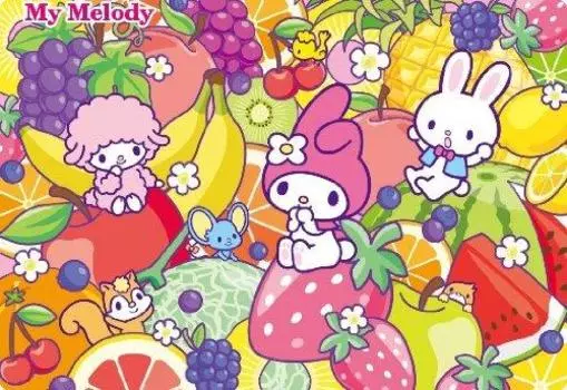60 Piece Puzzle for Children My Fruit Party Melody s [Child Puzzle]