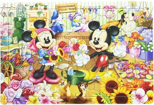 60 Piece Puzzle Wonderful Flower Children s Shop! [Child Puzzle]