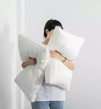 60 подушек Plato класса А для мам и младенцев, нефлуоресцентный хлопковый наполнитель, наполнитель подушки для сна в области шейного позвонка 48 * 74Cm