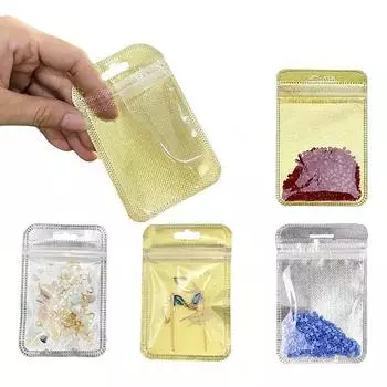 60 предметов для самостоятельной алмазной вышивки, самоклеящаяся сумка для хранения с 4 лотками для аксессуаров для алмазной вышивки золотой