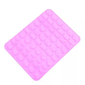 60 сеток силиконовая форма для шоколада пищевая форма в виде маленьких животных форма для выпечки торта антипригарные формы для свечей форма для помадки