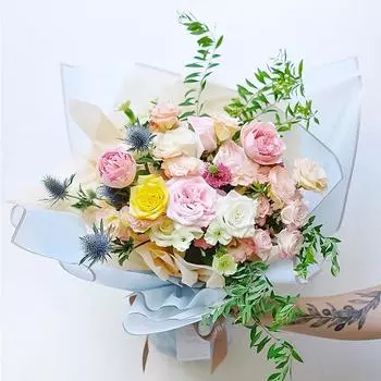 60 шт. 58 см * 58 см водонепроницаемый флорист для свадьбы, дня рождения, подарка на день матери, полупрозрачный