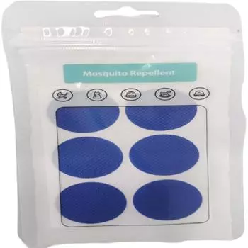 60 шт. антитоксичные наклейки с насекомыми для кемпинга и двора One Size синий