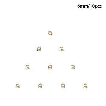 60 шт. Ассортиментный набор из нержавеющей стали, хомуты для шлангов, топливный шланг, зажим для водопроводной трубы, обручи, воздушная трубка