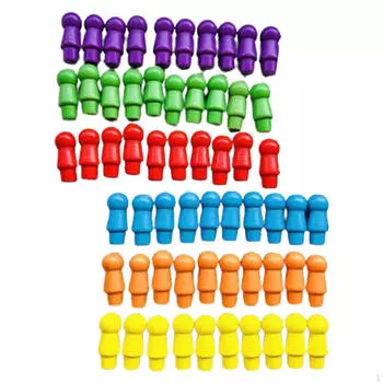 60 шт. Деревянные шашки, классические шахматные фигуры, интерактивные стратегические принадлежности для игры в шахматы,