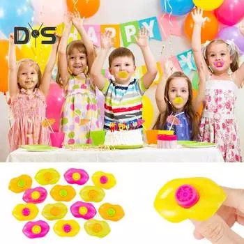 60 шт. игрушек-свистков для губ, разноцветные сувениры для вечеринки на Хэллоуин, Рождество, мини-свистки с дизайном губ для веселой атмосферы 60pcs