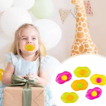 60 шт. игрушек-свистков для губ, разноцветные сувениры для вечеринки на Хэллоуин, Рождество, мини-свистки с