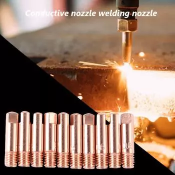 60 шт. контактных наконечников сопла для сварки MIG, держатель разъема диффузора газа (0.8)