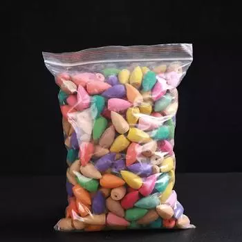 60 шт. конусы для благовоний с обратным потоком, смешанный вкус, натуральные благовония, цветы, лаванда, сандаловое дерево, роза, натуральный чай, агаровое дерево, освежители воздуха