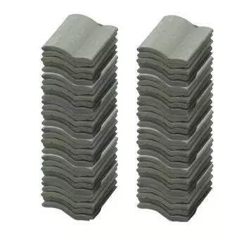 60 шт. красных настенных кирпичей 1/16 Декор для кукольных домиков Реквизит для сцен из жизни