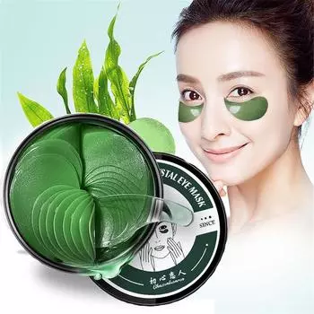 60 шт., кристаллическая коллагеновая маска для глаз, гелевые патчи для глаз, средство для удаления темных кругов, антивозрастные мешки для глаз 60pcs