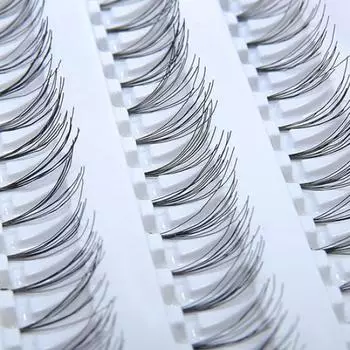 60 шт./лот женские накладные ресницы красота макияж кластерные ресницы для наращивания 8mm