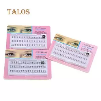 60 шт./лоток женские накладные ресницы красота макияж кластер наращивание ресниц красота здоровье 8mm