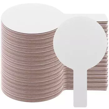 60 шт. маркеров для ответов с сухим стиранием, ручные двухсторонние маркеры, мини-белые доски, маленькая белая доска, маркеры для аукциона белый