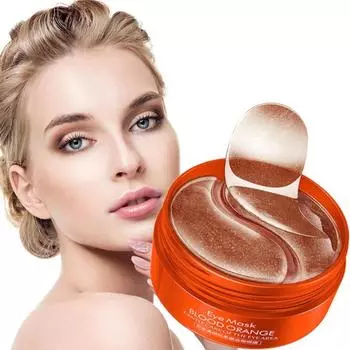 60 шт., маска для глаз против отечности, патчи с витамином С, увлажняющий, восстанавливающий морщины под глазами 60pcs