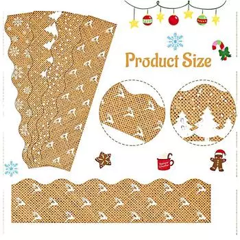 60 шт. Наклейки для доски объявлений, офисные украшения, рождественские наклейки со снежинками