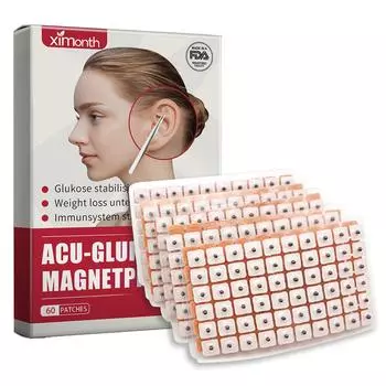 60 шт. наклейки для массажа ушей семена для акупунктуры набор для терапии ушей для здравоохранения