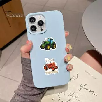 60 шт., наклейки с граффити на ферме, тракторе, водонепроницаемые, с богатыми узорами, виниловые наклейки для ноутбука, украшения своими руками Mixed Style