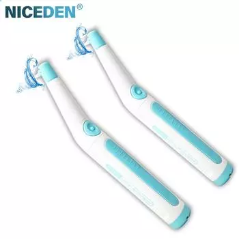 60 шт. насадок стоматологический эндо ультразвуковой активатор стоматологический базовый светодиодный звуковой ирригатор для лечения корневых каналов беспроводной American plug