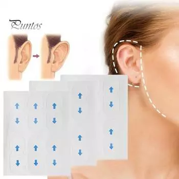 60 шт. невидимая лента для подтяжки лица, дышащая, водонепроницаемая, долговечная, формирователь лица, подтягивающий пластырь для похудения, инструменты для мгновенного макияжа 60pcs