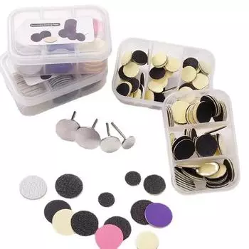 60 шт. педикюрный диск для удаления омертвевшей кожи, сменная наждачная бумага для пяток, мозолистый педикюр XYZ