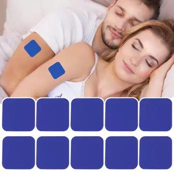 60 шт. пластырей для сна, натуральные растения, быстродействующие пластыри для улучшения сна, портативные, для путешествий, для мужчин и женщин, для снятия усталости тела, для глубокого сна 60pcs