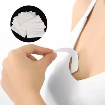 60 шт. практичная удобная устойчивая лента для бюстгальтера прямоугольная одежда для вечеринки