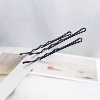 60 шт., профессиональный аксессуар для макияжа, черный зажим для волос с круглым носком, заколки для волос, инструменты, инструменты 60pcs чёрный