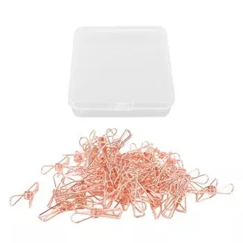 60 шт. проволочных прищепок для одежды, противоскользящие, креативные, металлические, проволочные, выдолбленные, хозяйственные зажимы, прищепки для одежды