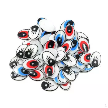 60 шт. Пустые пластиковые глазки Тедди для кукол своими руками - смешанные