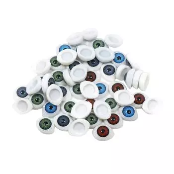 Искусственные глаза для рукоделия и творчества, 60 штук as described