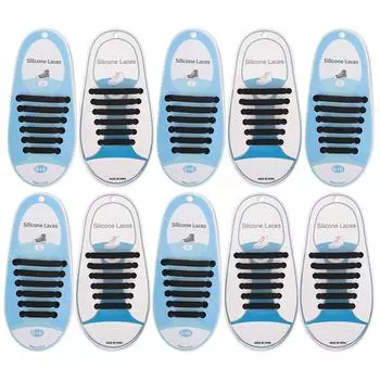 60 шт., силиконовые ленивые шнурки, эластичные шнурки для обуви без завязок, кроссовки для бега, шнурок для детей