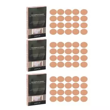 60 шт. Скрытые накладки на соски Самоклеящиеся Предотвращают провисание Ультратонкие Дышащие Наклейки на грудь