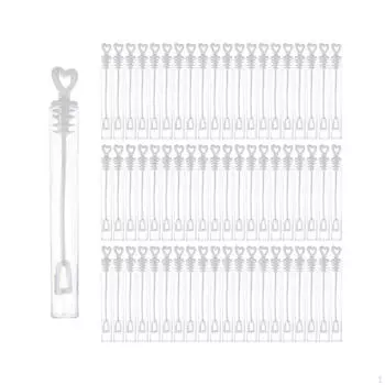 60 шт. трубочки для мыльных пузырей рождественские подарки летние игрушки для активного отдыха удобная ручка для чистый