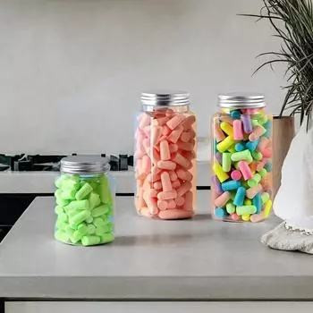 60 шт. удобные беруши противошумные беруши для сна шумоподавляющие защитные наушники для сна мягкие пенные беруши противошумные зелёный