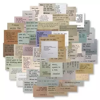 60 шт. вдохновляющие виниловые наклейки для детей и взрослых, водостойкие, легко наносятся, удаляют, прочные наклейки из ПВХ 60pcs