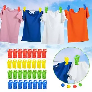 60 шт. зажимов для носков, цветные зажимы для носков, нескользящие зажимы для носков с крючками, зажимы для белья с крючками, сделай сам, подходит для стирки и сушки пар носков One Size чёрный