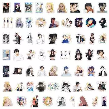 60 штук граффити-наклеек для украшения ноутбука, наклейки для багажа One Size