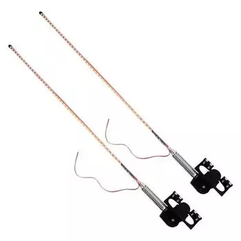 60 см 12-24 В автомобильные фары для антенн автомобиля мигающие антенные фары светодиодные фары для грузовика для грузовика бегущий свет