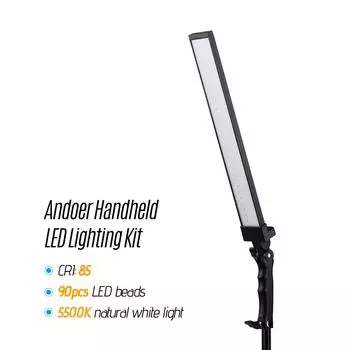 60 см/23,6 дюйма ручной комплект светодиодного освещения 90 шт. 24 Вт бусины с регулируемой яркостью для фотосъемки светодиодный светильник для видеосъемки