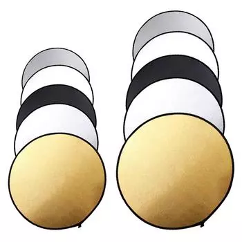 60 см/80 см 5-в-1 светоотражатели с сумкой складные фото круглый отражатель 80CM