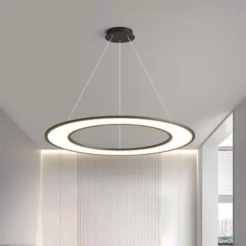 60 см 80 см современный светодиодный подвесной светильник для столовой гостиной кухни офиса кафе подвесные светильники подвесной светильник AC90-260V changeable