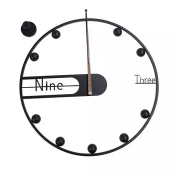60 см Большие настенные часы Бесшумные круглые минималистичные настенные часы в стиле ретро Декоративный современный настенный декор