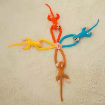 60 см Длинные руки хвост обезьяны мягкие плюшевые занавески ребенок спящий успокаивающие игрушки животные украшение автомобиля День святого Валентина Gi оранжевый