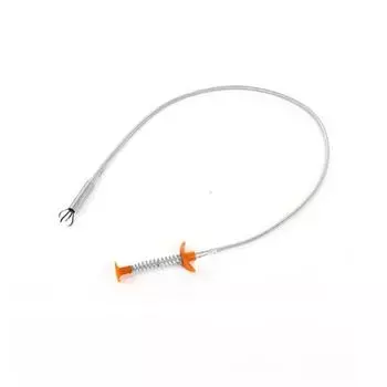 60 см гибкий сливной пружинный инструмент для выемки грунта, земснаряд, разблокировщик, инструмент для сливного засора для кухонной раковины, крюк для очистки канализационных труб, инструмент для раковины