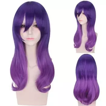 60 см Kiss Him Not Me Serinuma Kae фиолетовый парик косплей костюм Watashi ga Motete Dosunda женские термостойкие парики из синтетических волос 60CM фиолетовый