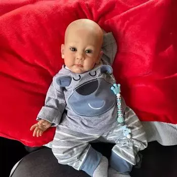 60 см кукла реборн Hulexy, ручная роспись, 3D кожа, видимые вены, кукла, игрушка для детей, подарок на Рождество 60cm Cloth Body doll