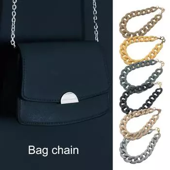 60 СМ Матовая Акриловая Сверхмощная Сумка Ремешок-Цепочка с Застежкой-Крючком Сумка Через Плечо Сумка Сумка 60cm